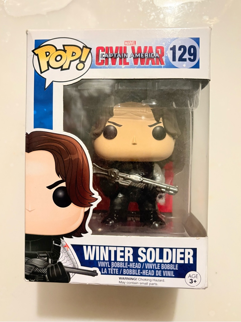 Funko Pop! Vinyl Marvel Captain America: Civil War
Winter Soldier #129 Figure